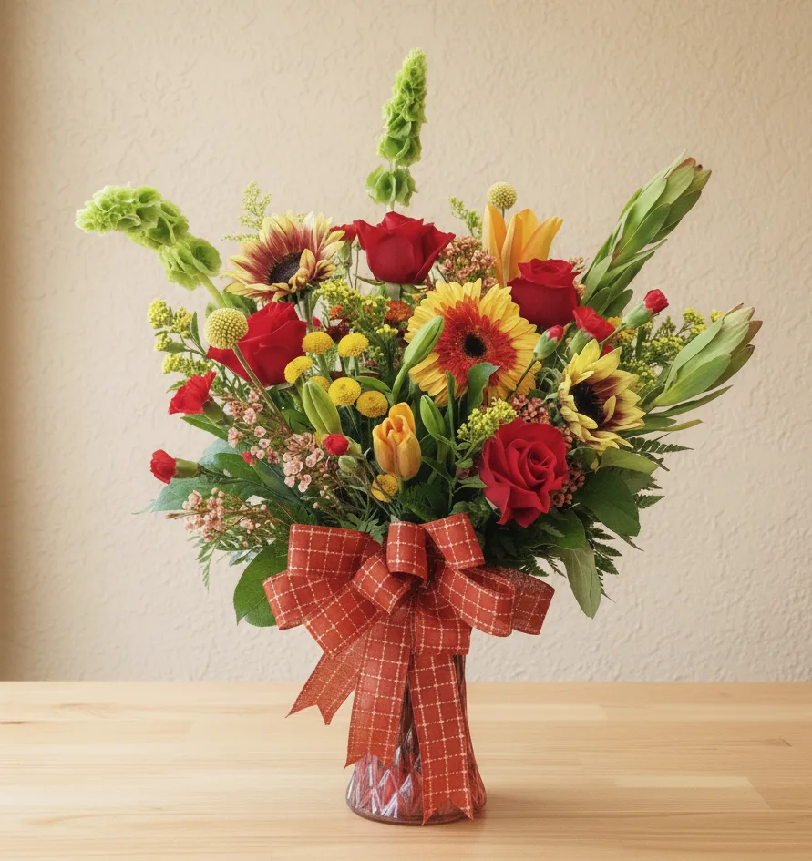 Autum Abundance Fresh Arrangement Autum Abundance Fresh Arrangement