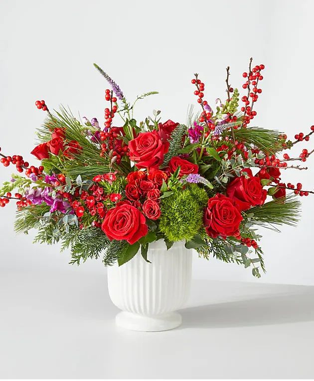 Big Red Bow Bouquet