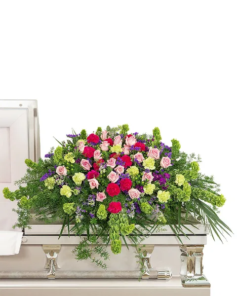 Always Remembered Casket Spray Sympathy Always Remembered Casket Spray Sympathy