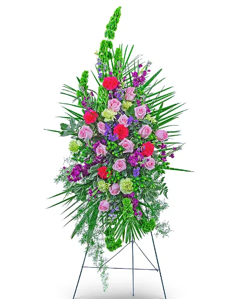 Always Remembered Standing Spray Sympathy Always Remembered Standing Spray Sympathy