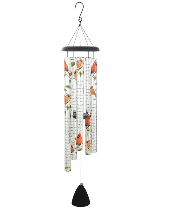 55" Cardinal Sonnet Chime Sympathy Windchime