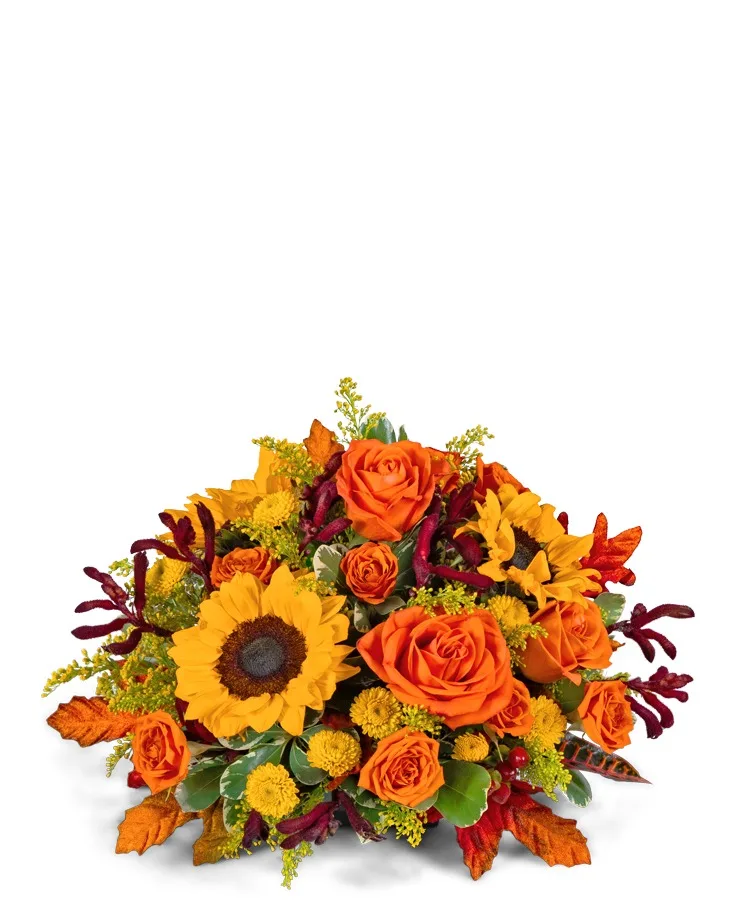 Goldenrod Harvest Centerpiece Flower Arrangement Goldenrod Harvest Centerpiece Flower Arrangement