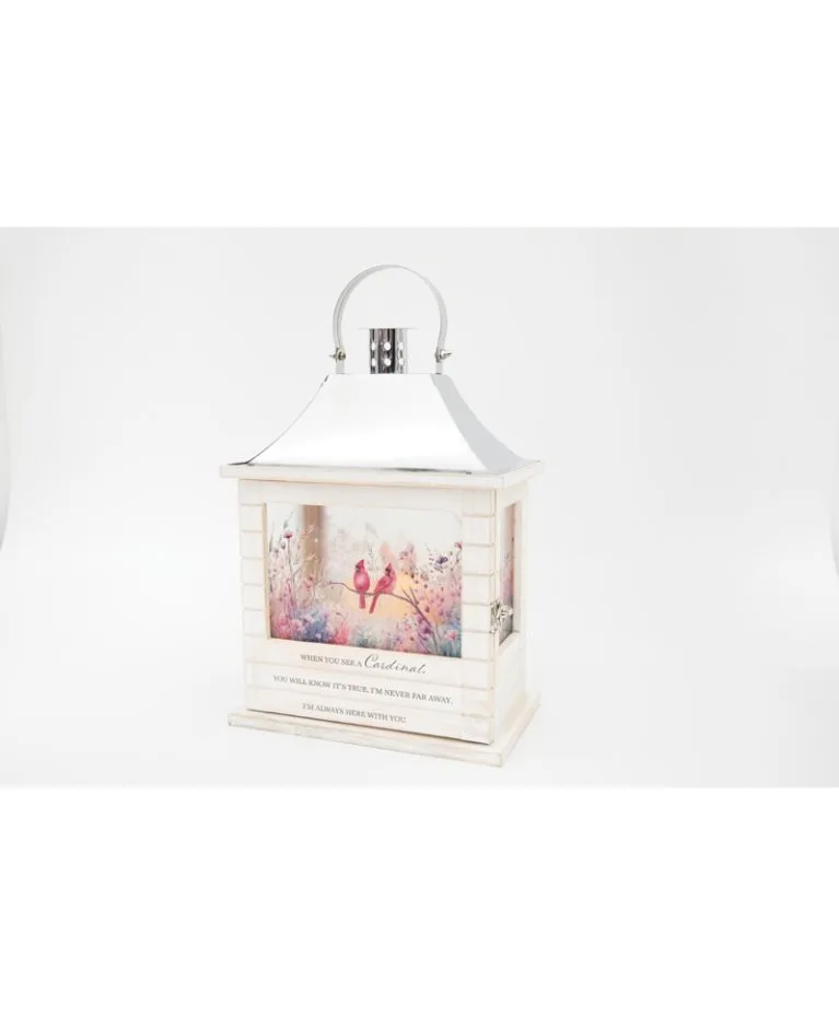 Cardinal Wooden Slat Lantern Lantern Cardinal Wooden Slat Lantern Lantern
