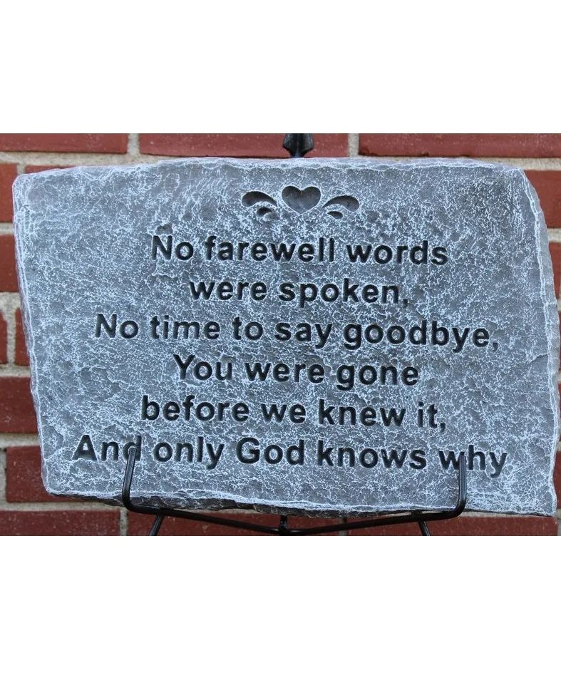 No Farewell Words Stepping Stone