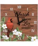 Cardinal Wall Clock Sympathy Cardinal Wall Clock Sympathy