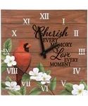 Cardinal Wall Clock Sympathy