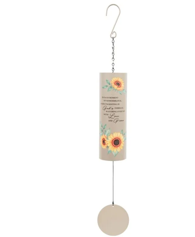 36" Love & Grace Cylinder Sonnet Sympathy Windchime 36" Love & Grace Cylinder Sonnet Sympathy Windchime