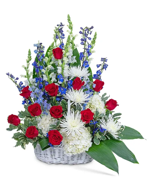 Freedom Tribute Basket Sympathy Freedom Tribute Basket Sympathy