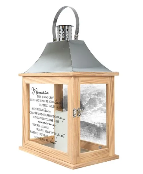 "Memories" Memorial Lantern Lantern Keepsake "Memories" Memorial Lantern Lantern Keepsake