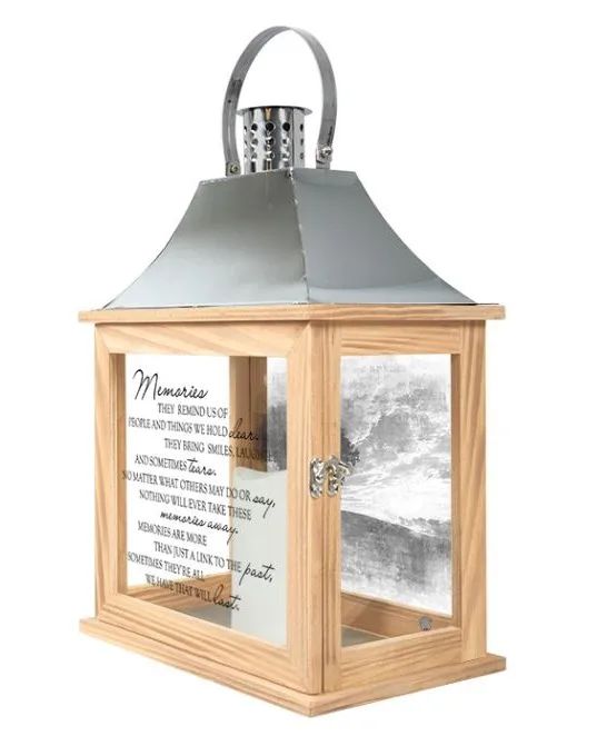 "Memories" Memorial Lantern Lantern Keepsake