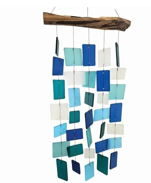 Ocean Beveled Squares Windchime Windchime Ocean Beveled Squares Windchime Windchime