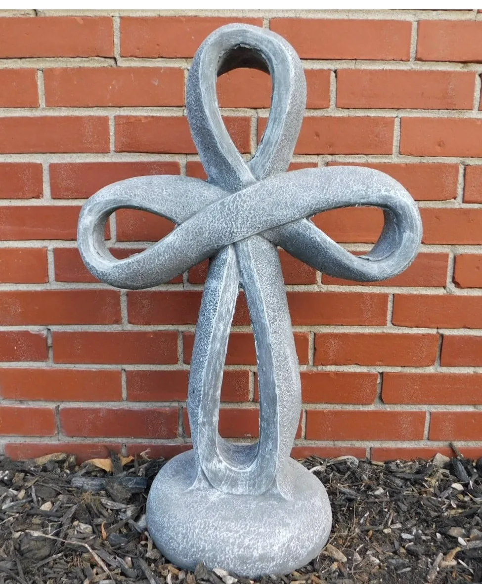 Infinity Cross Stepping Stone Infinity Cross Stepping Stone