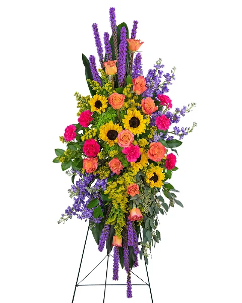 Treasured Memories Standing Spray Sympathy Treasured Memories Standing Spray Sympathy