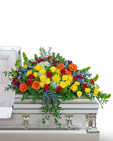 Vibrant Life Casket Spray Sympathy