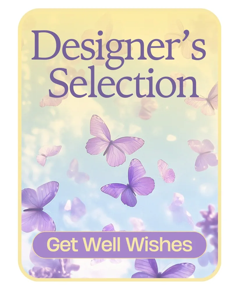Designer's Selection Get Well Wishes Flower Arrangement Designer's Selection Get Well Wishes Flower Arrangement