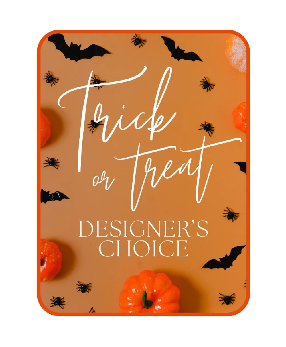 Designer's Choice Halloween Flowers Flower Arrangement Designer's Choice Halloween Flowers Flower Arrangement