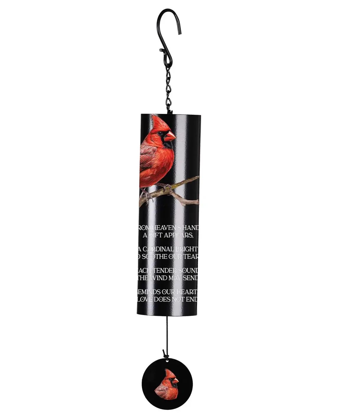 Cardinal Cylinder Chime Windchime
