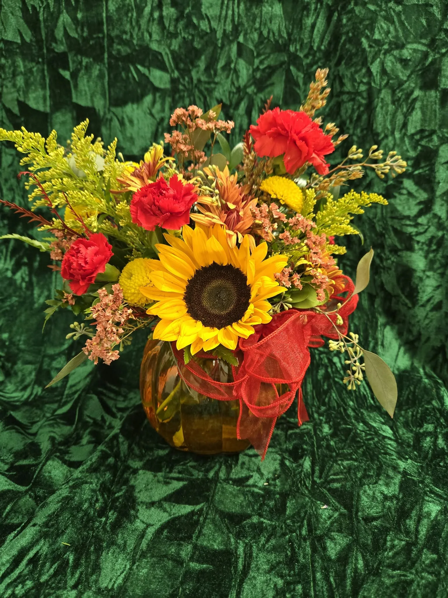 Fall Seasonal Designer's Choice Flower Arrangement Fall Seasonal Designer's Choice Flower Arrangement