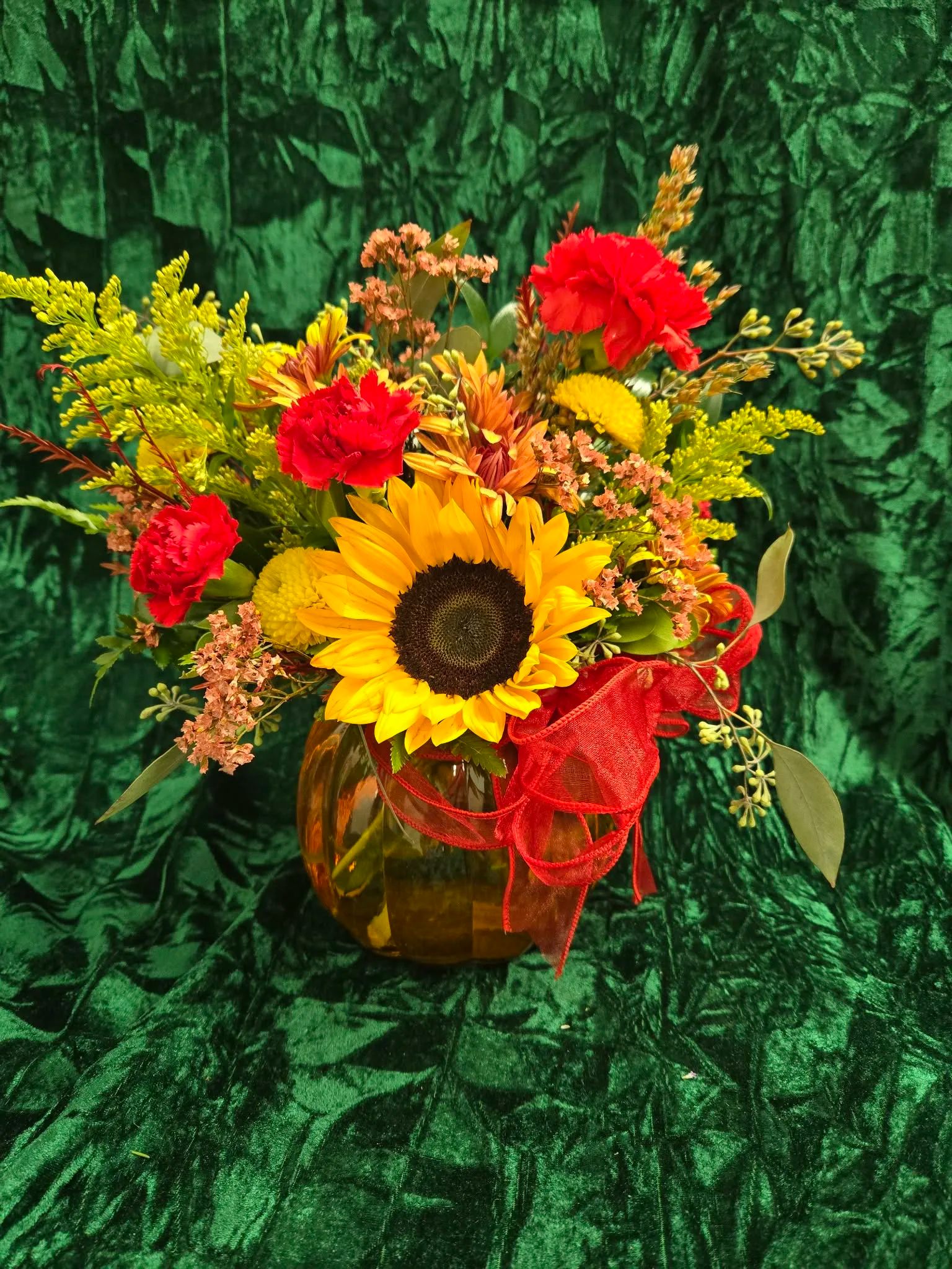 Fall Seasonal Designer's Choice Flower Arrangement