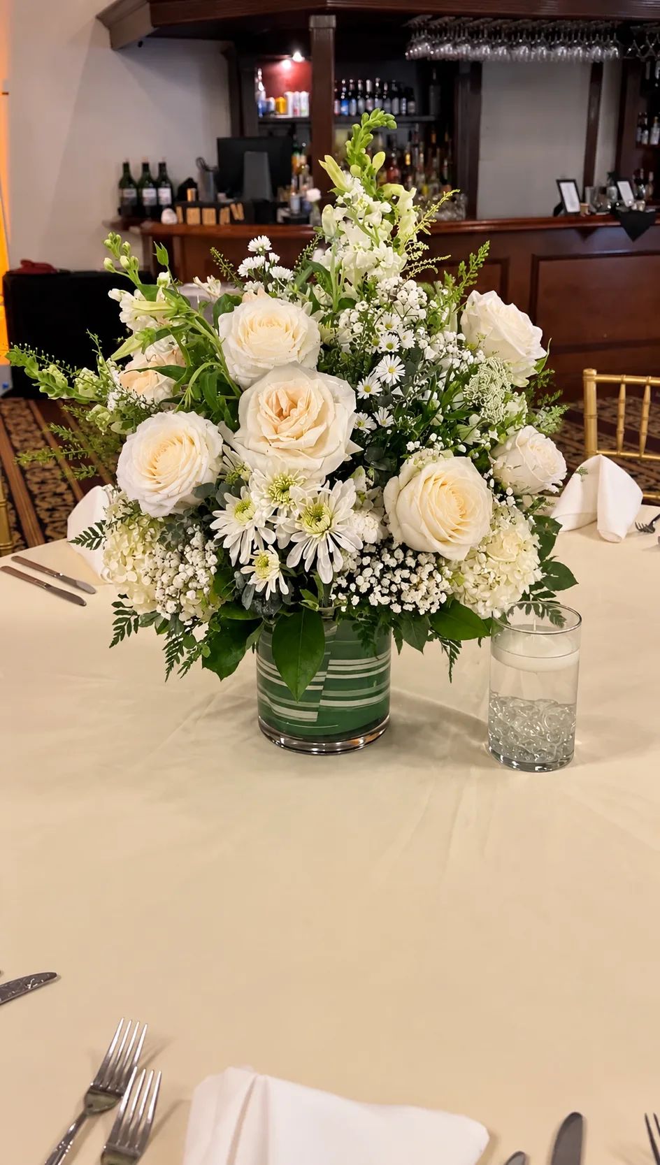 Wedding Compote Table Centerpiece