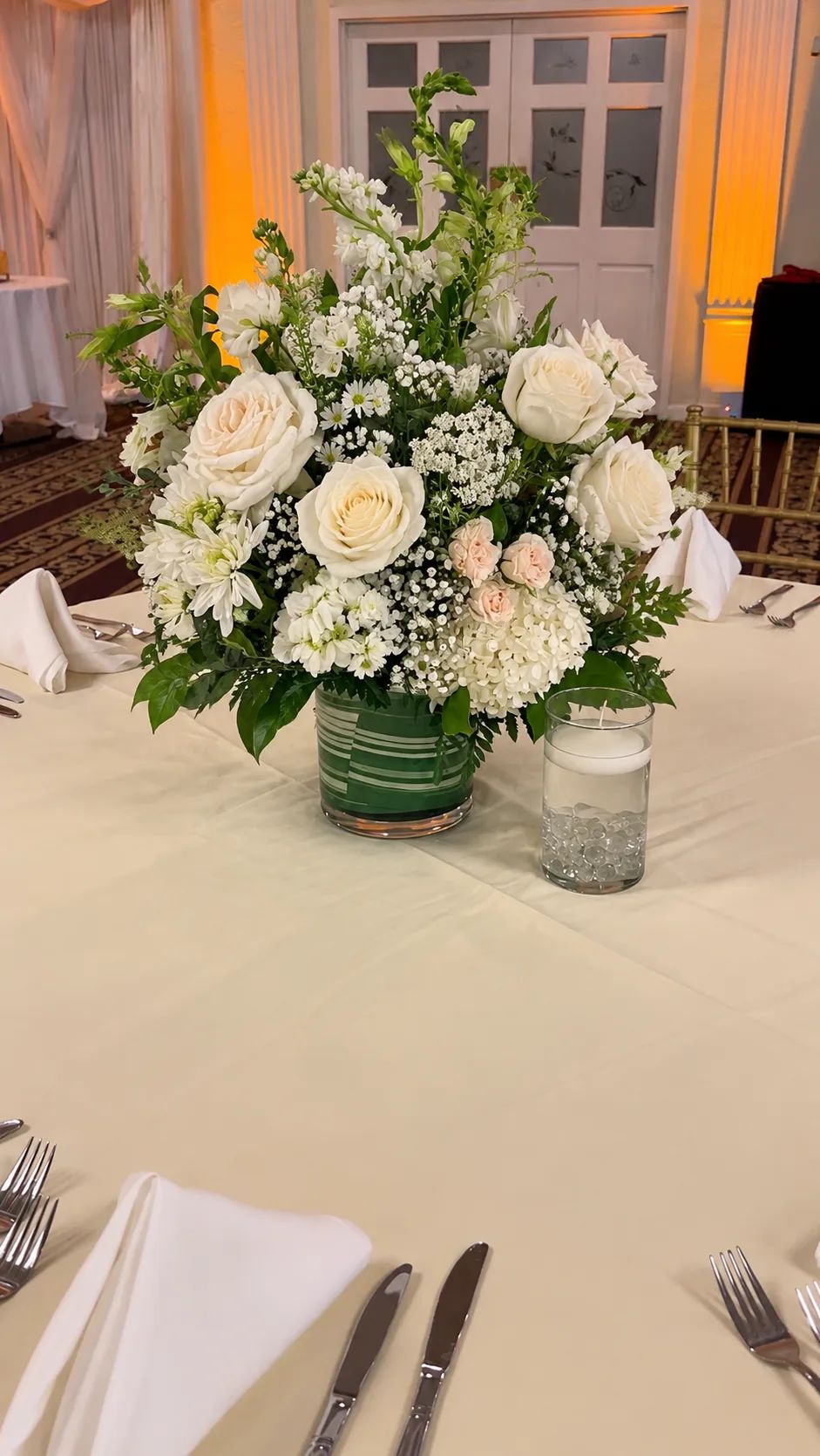 Wedding Compote Table Centerpiece