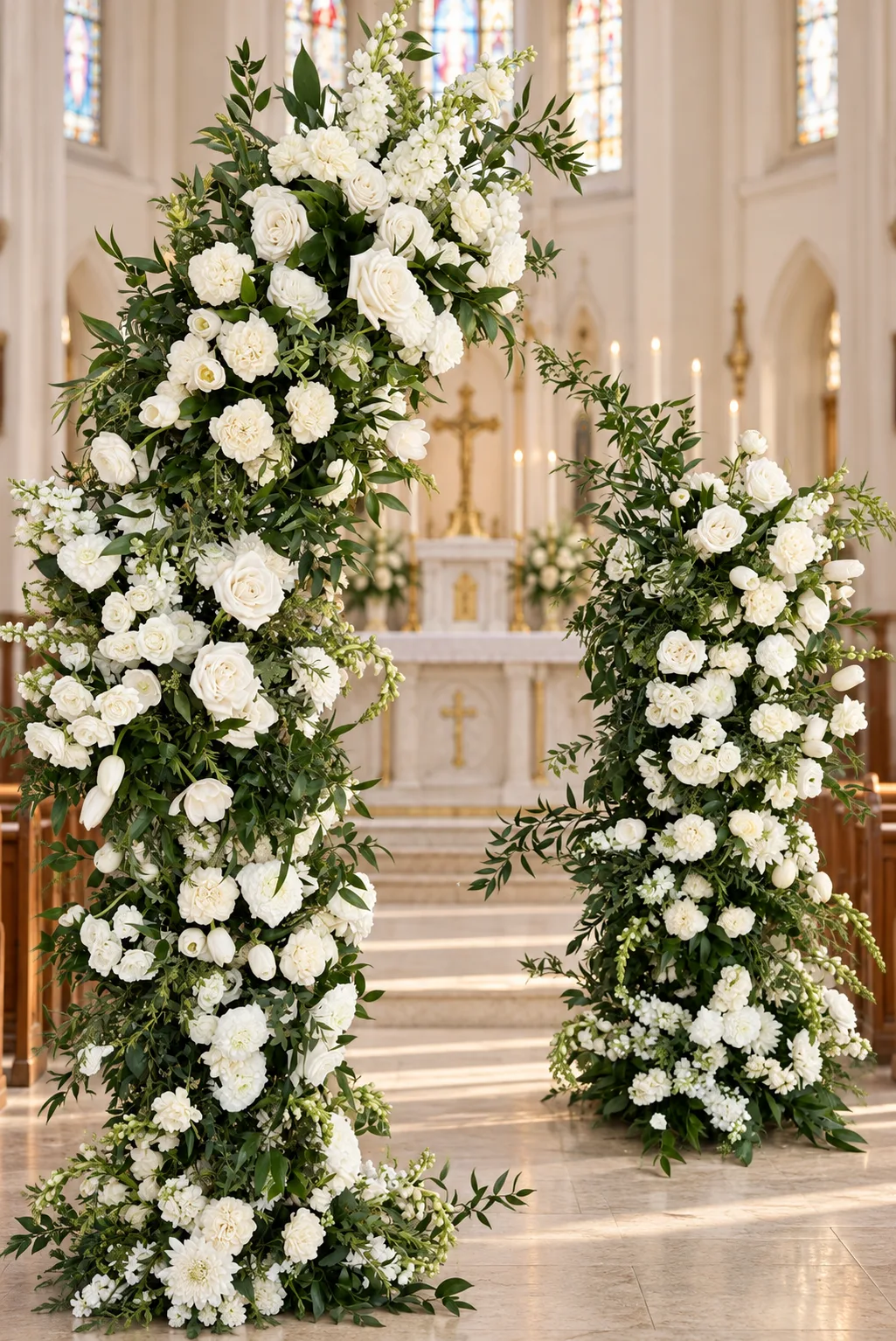 Broken Arch Floral Arrangement Broken Arch Floral Arrangement