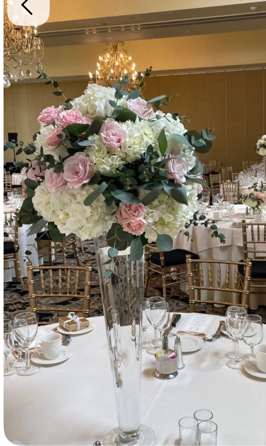 Tall Table Centerpiece Tall Table Centerpiece