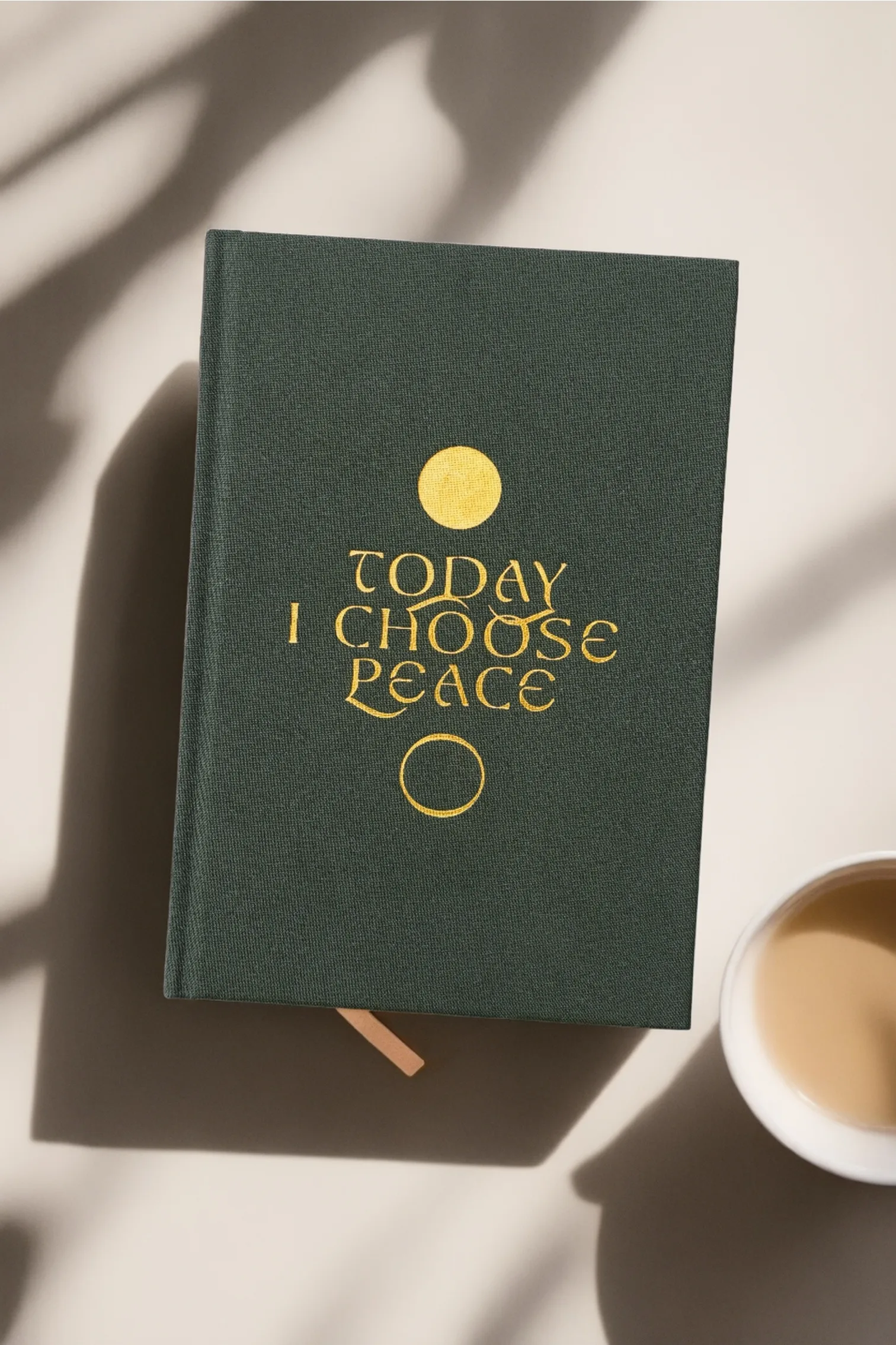 'Today I Choose Peace' Linen Bound Journal 'Today I Choose Peace' Linen Bound Journal