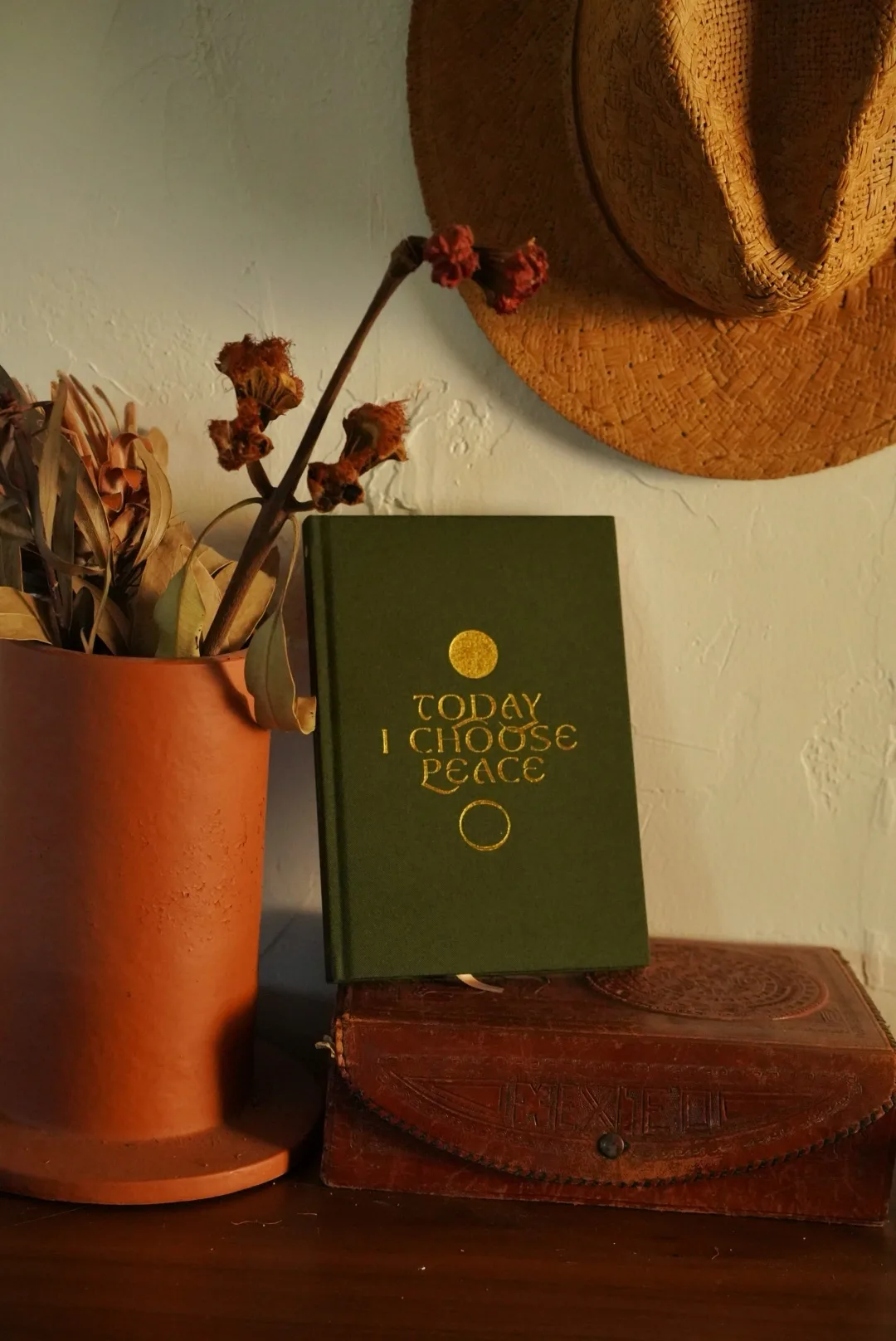 'Today I Choose Peace' Linen Bound Journal 'Today I Choose Peace' Linen Bound Journal