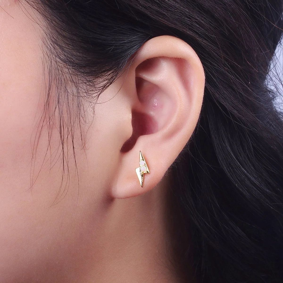 Mini 14K Gold Filled Lightning Bolt