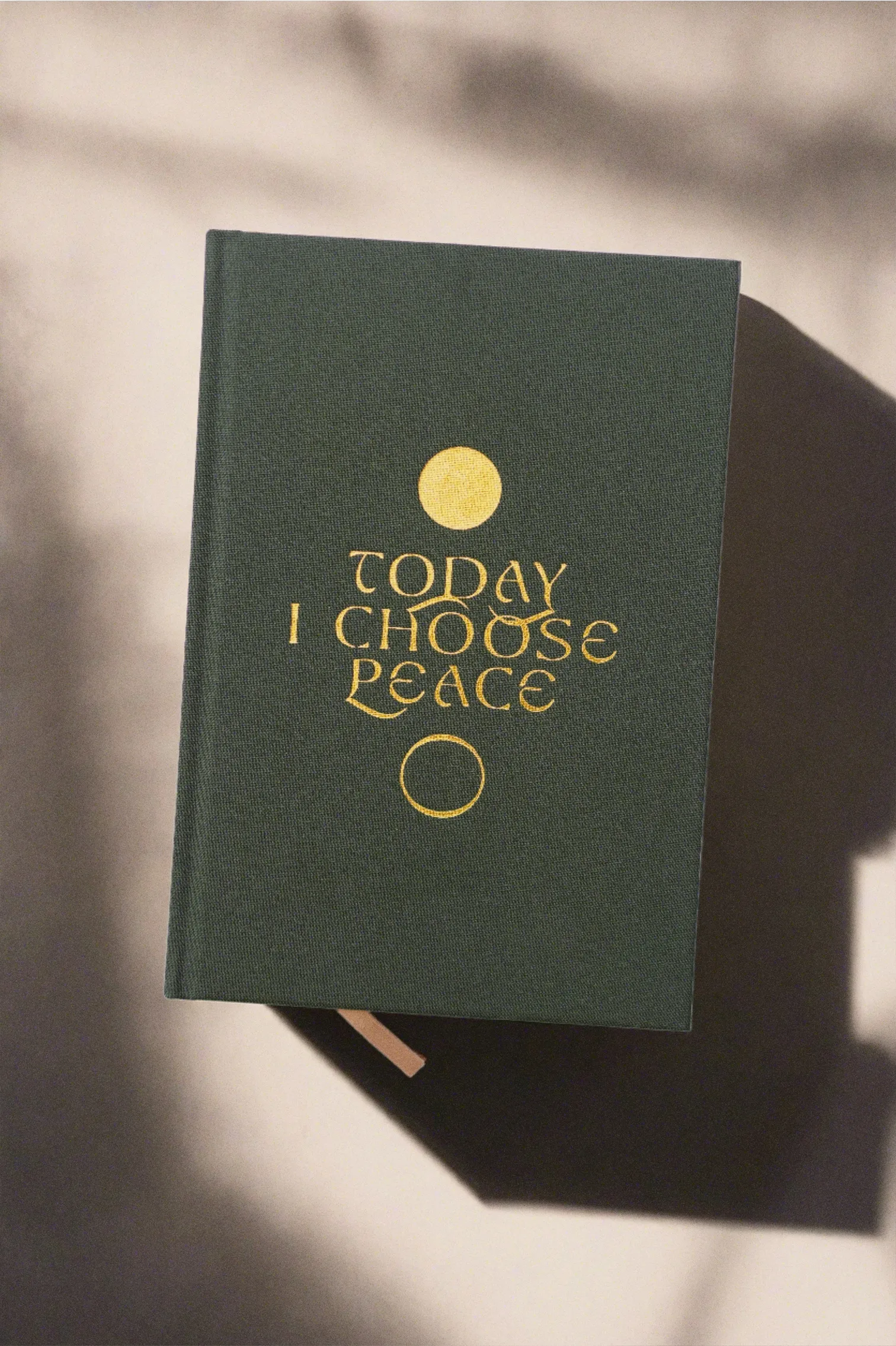 'Today I Choose Peace' Linen Bound Journal 'Today I Choose Peace' Linen Bound Journal