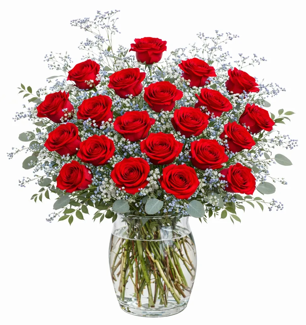 Two Dozen Red Roses Arrangement Two Dozen Red Roses Arrangement