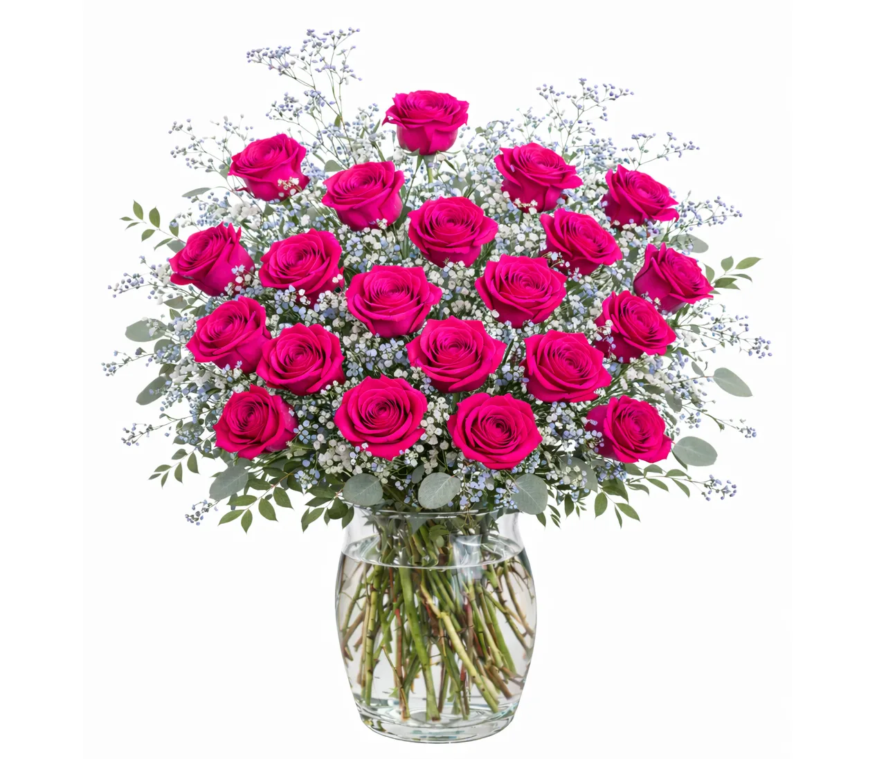 Two Dozen Hot Pink Roses Two Dozen Hot Pink Roses