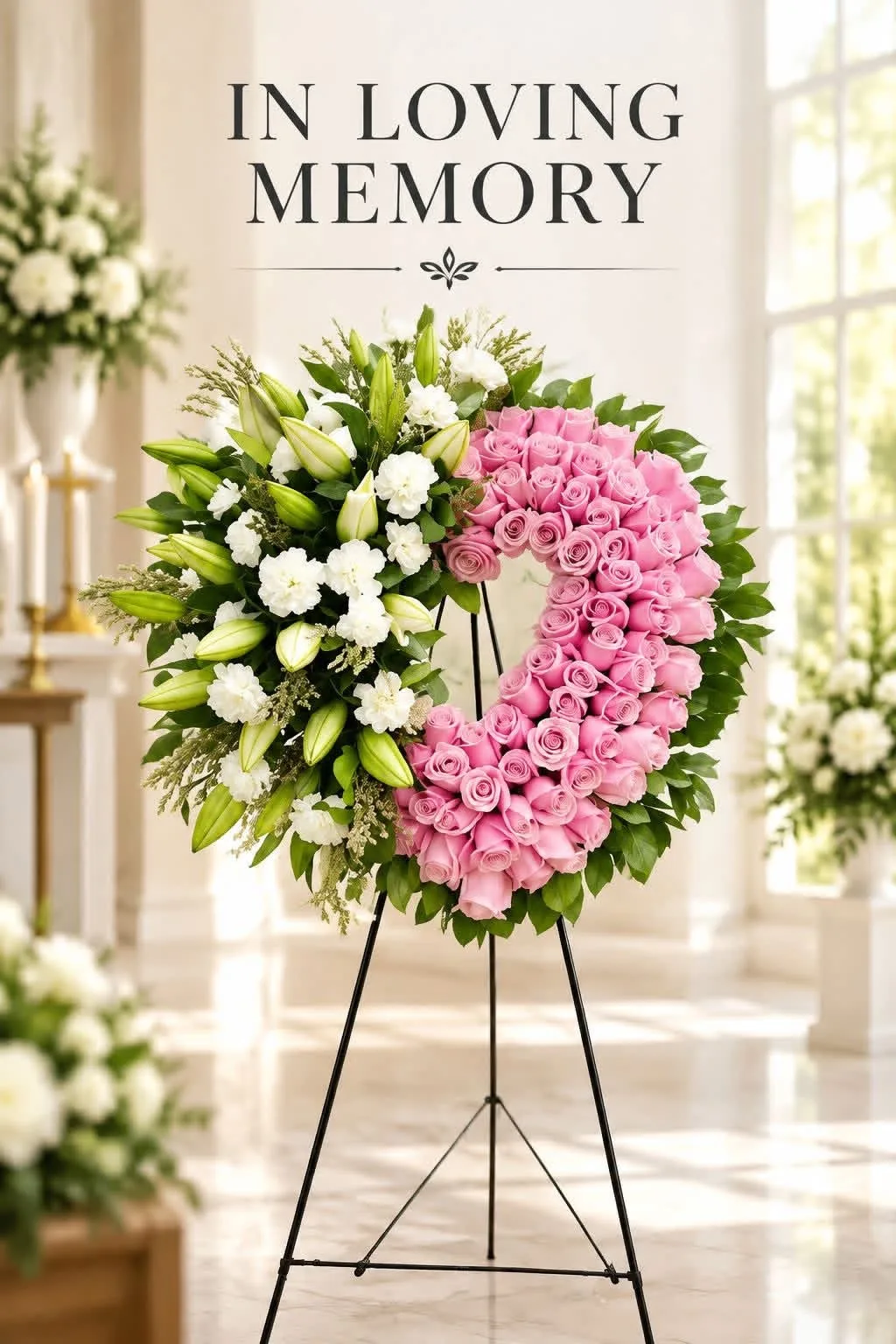 In Loving Memory Premium Heart In Loving Memory Premium Heart