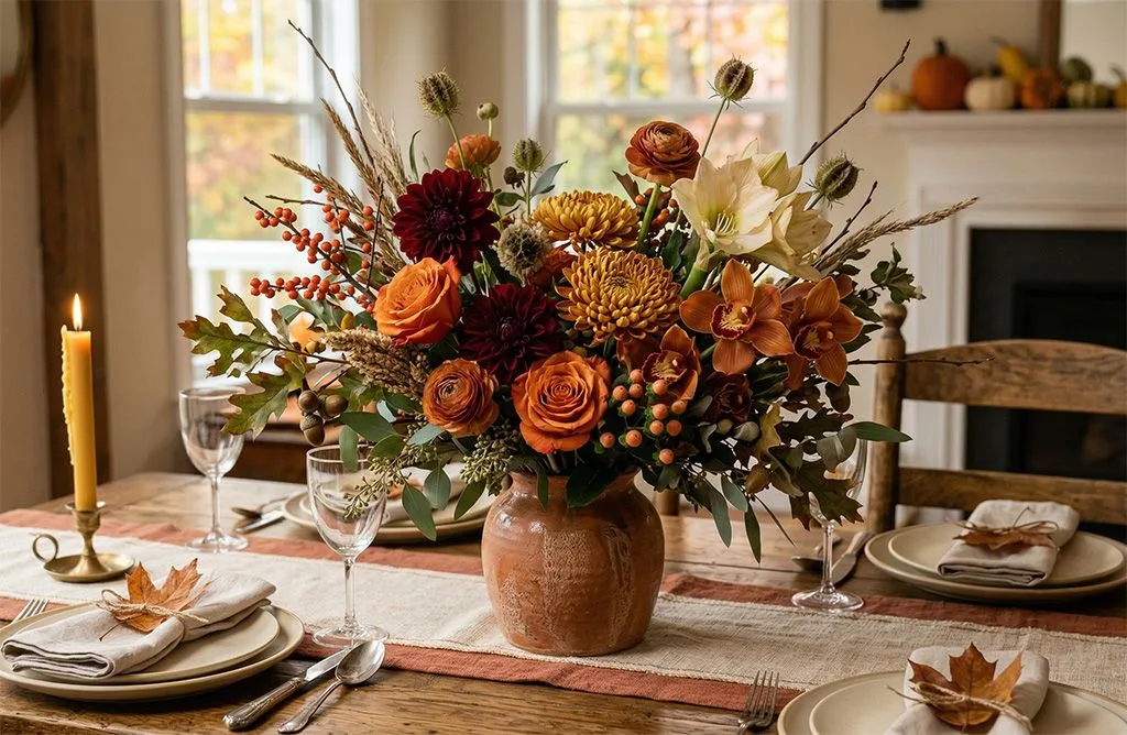 Designer’s Choice Thanksgiving Flower Arrangement Designer’s Choice Thanksgiving Flower Arrangement