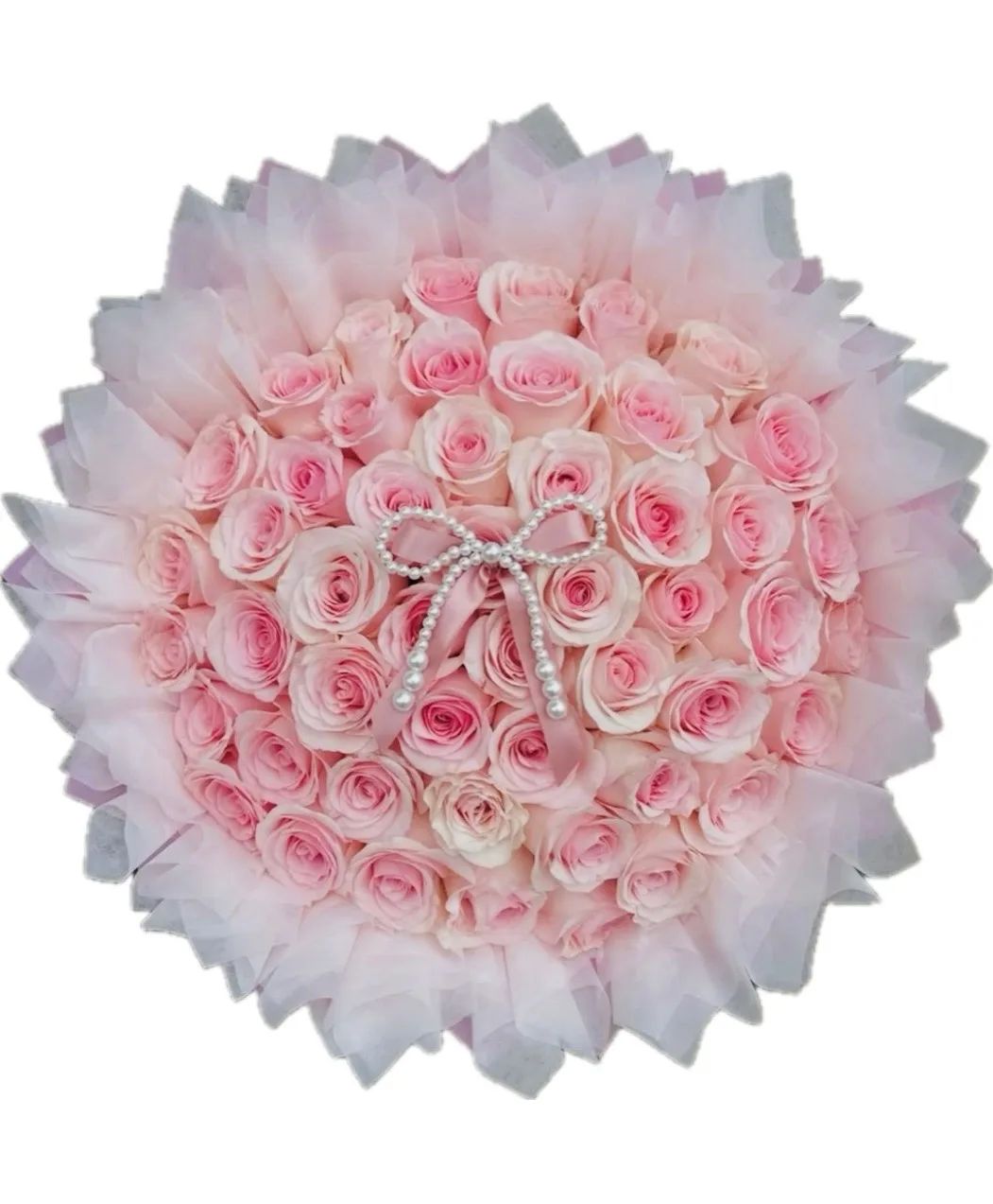 Coquette Blush Ramo Buchon Bouquet