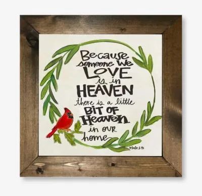 12x12 Sympathy Framed Art