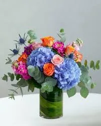 Modern Sunset & Blue Sky Vase