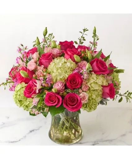 Blush Garden Harmony Luxury Vase Arrangement Blush Garden Harmony Luxury Vase Arrangement