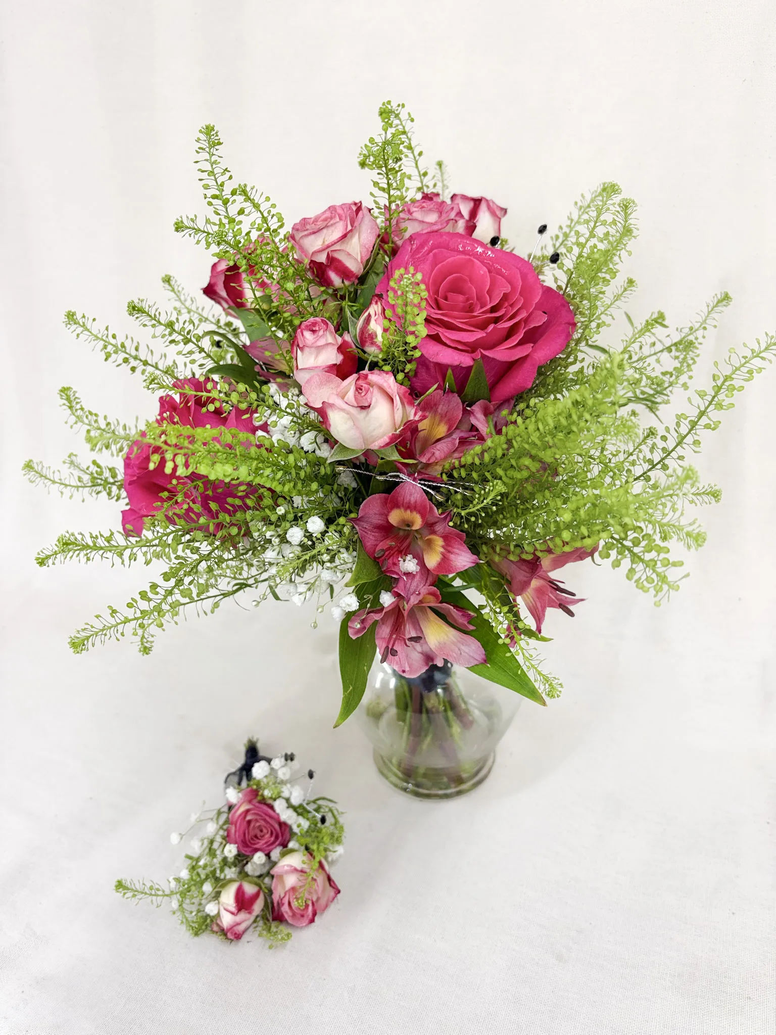 Prom Bouquet & Boutonnière Set