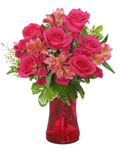 Richly Rosey Bouquet of Flowers Richly Rosey Bouquet of Flowers