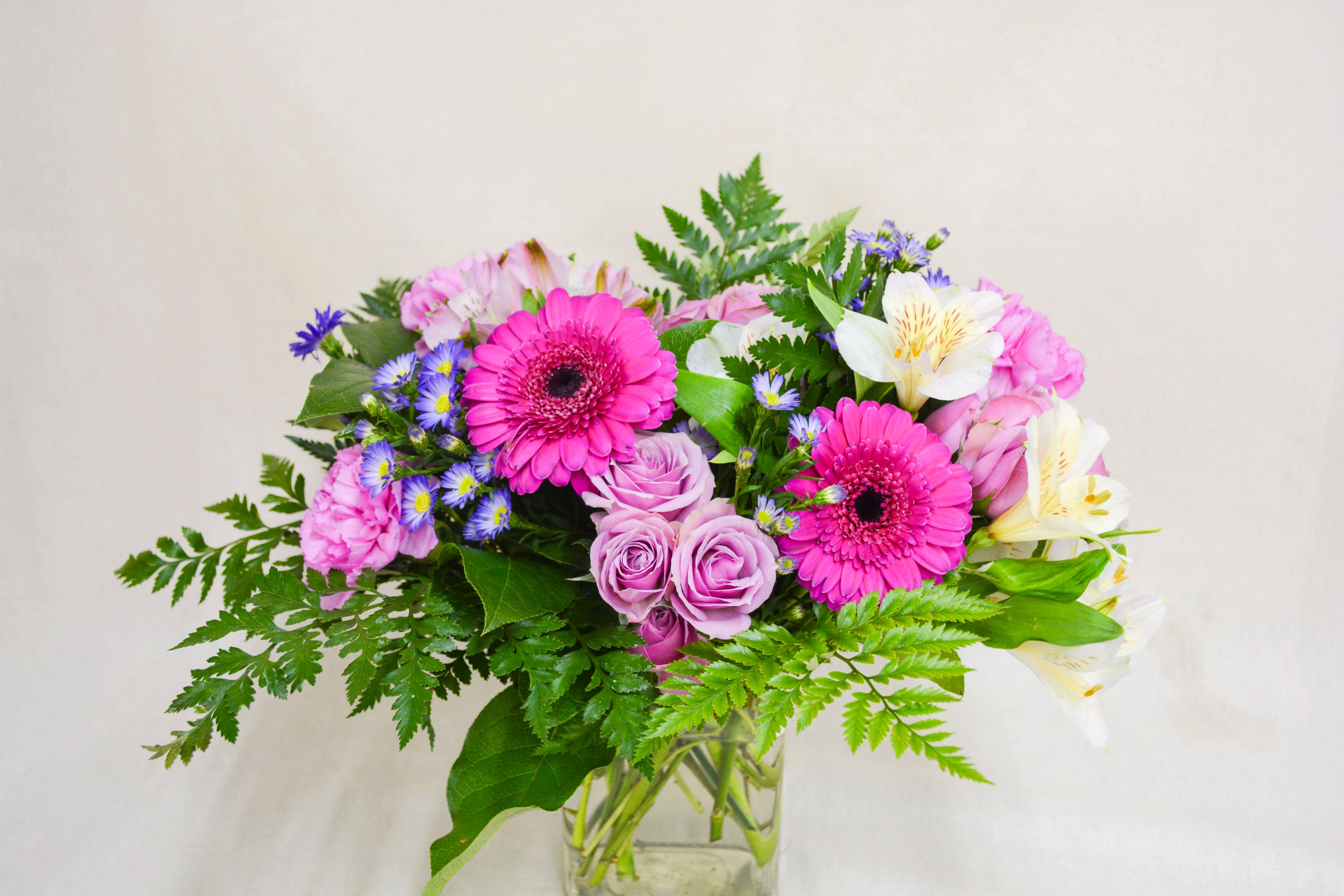 Pink Gerbera Vase Arrangement