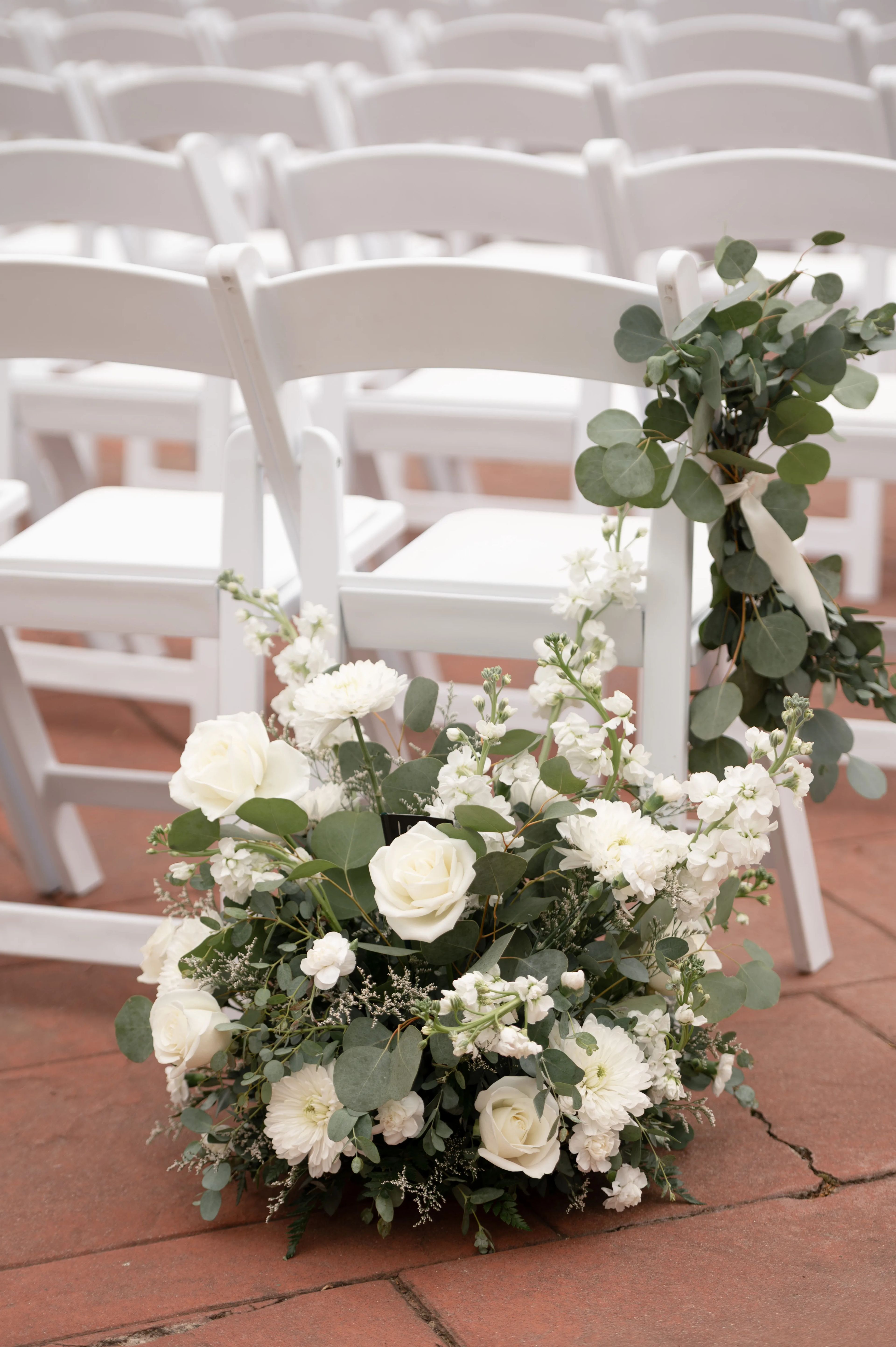 Ceremony Aisle Florals