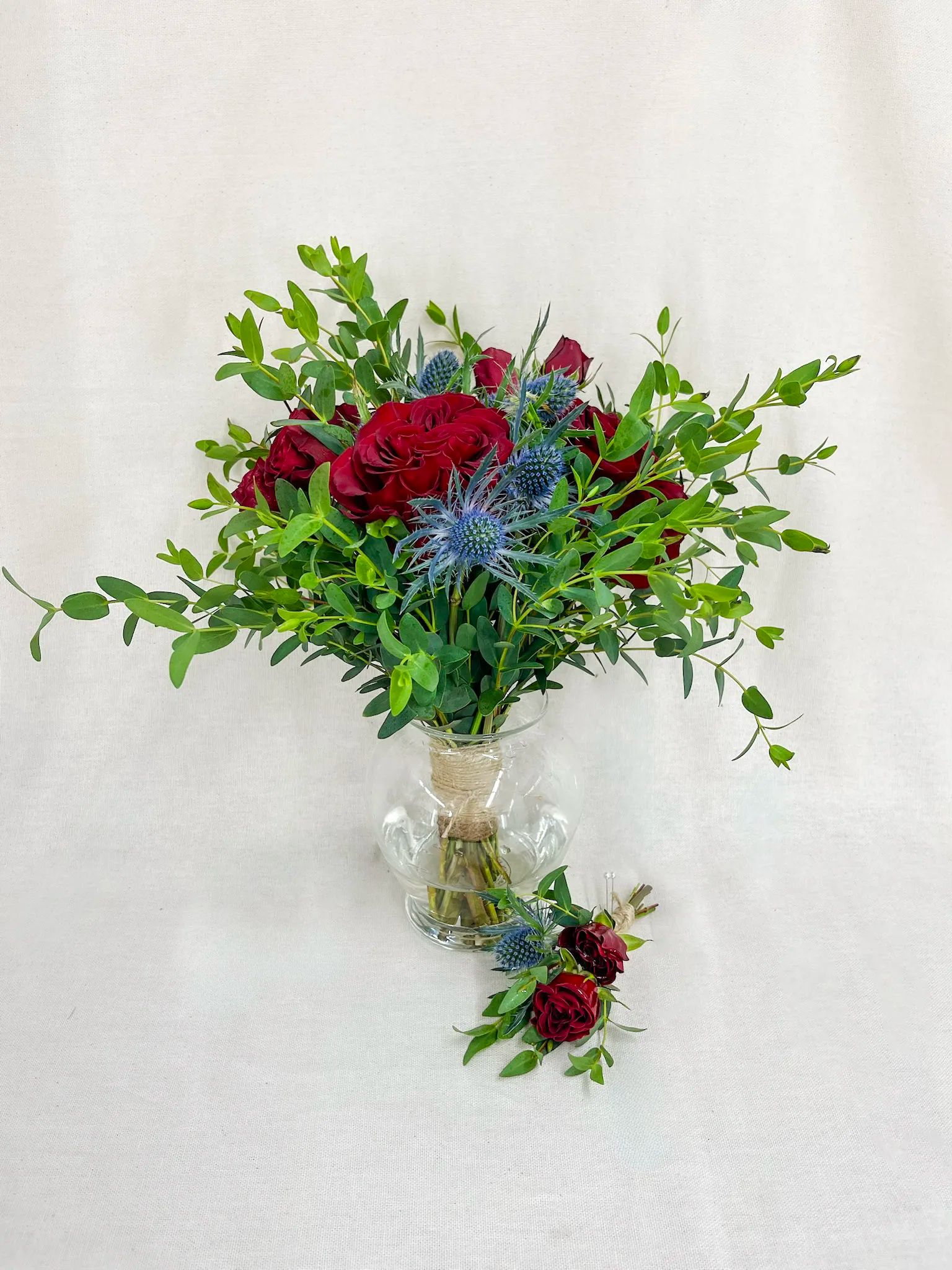 Coordinating Prom Bouquet & Boutonnière