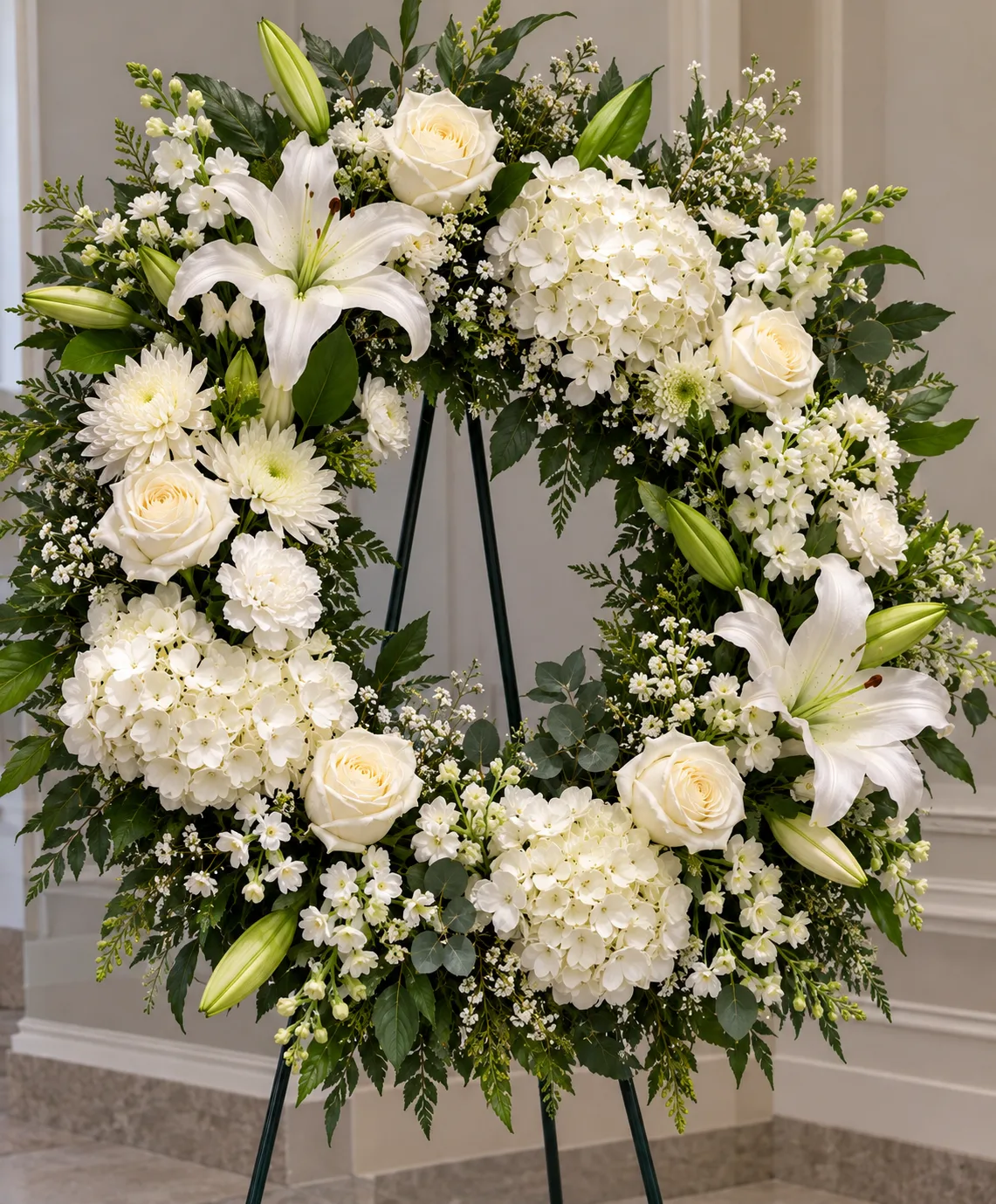 Florist Choice Wreath - Your Choice of color Florist Choice Wreath - Your Choice of color