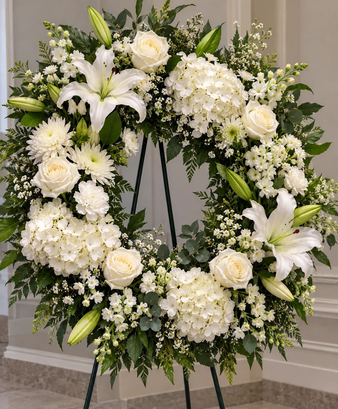 Florist Choice Wreath - Your Choice of color