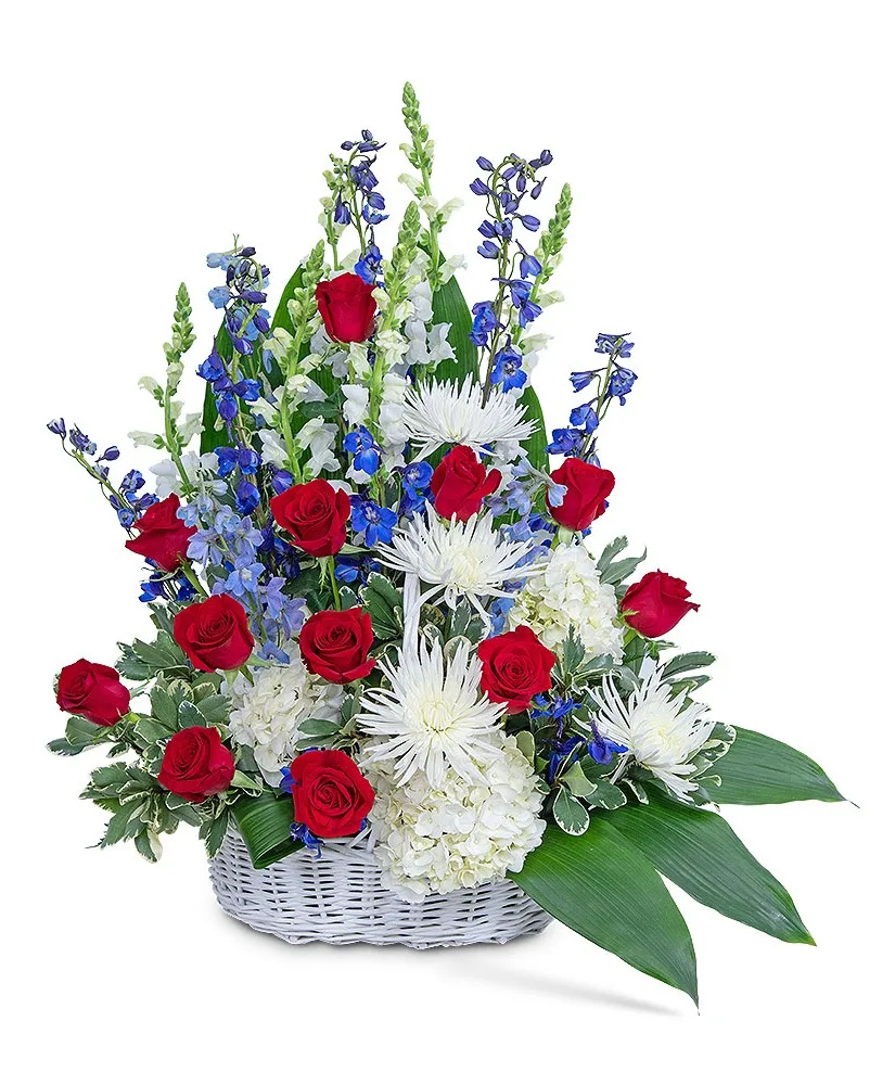 Freedom Tribute Basket Flower Arrangement Freedom Tribute Basket Flower Arrangement