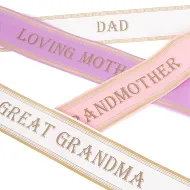 Ribbon with Printed Scripts Ribbon with Printed Scripts image