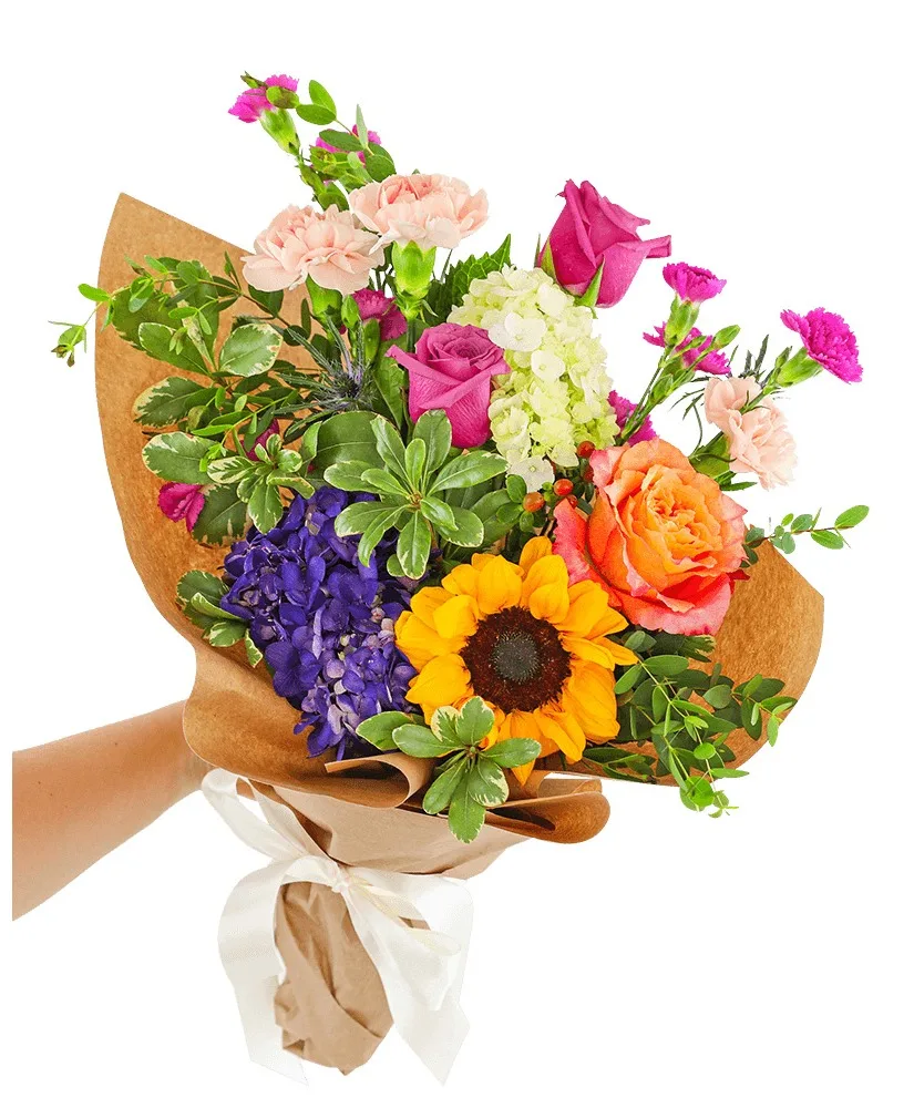 Seasonal Blooms Wrapped Bouquet Flower Arrangement Seasonal Blooms Wrapped Bouquet Flower Arrangement