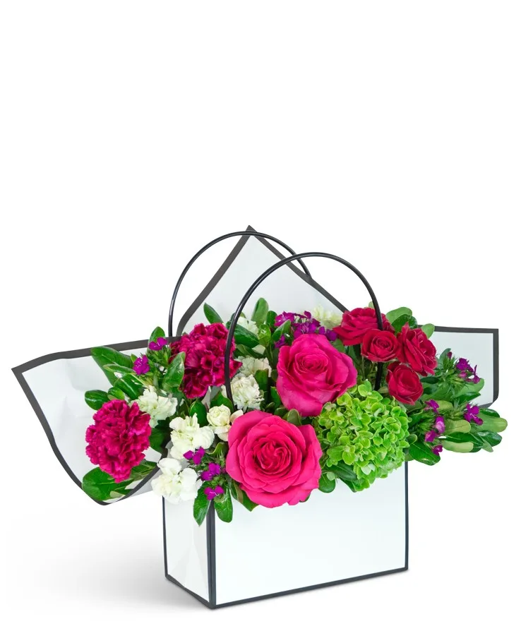 Petal Perfection Tote Flower Arrangement Petal Perfection Tote Flower Arrangement